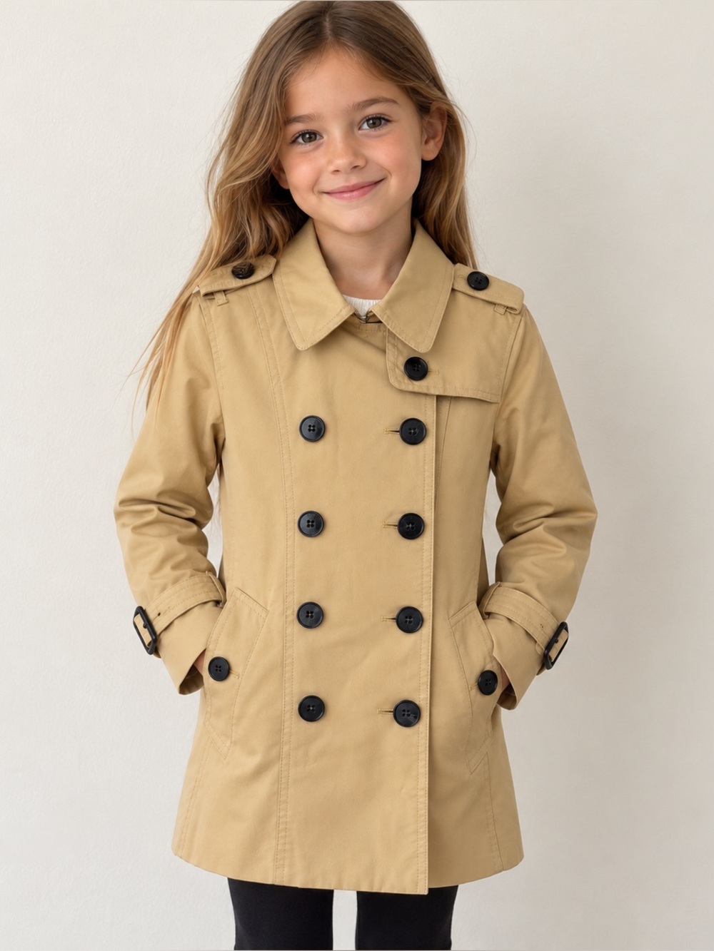 Burberry London Mini Wiltshire Kids Trench Coat 6Y 120cm Made in England